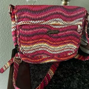 ✨YakPak Western Cowgirl Pink and Orange Patterned Crossbody Bag✨